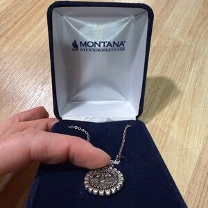 Montana Silversmiths Silver FFA Agricultural Education Pendant + Chain